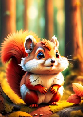 Autumn Squirrel