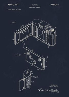 1950 Roll film camera