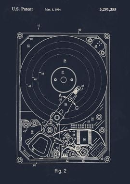 10 inch hard disk patent