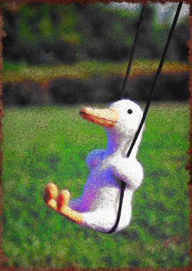 happy swing duck meme