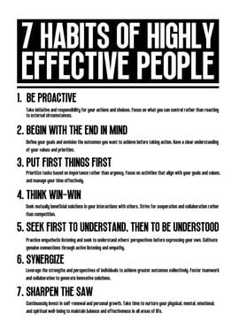 7 Habits Effective