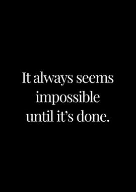 Do impossible