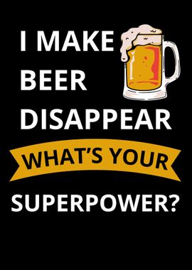 i make beer disappear