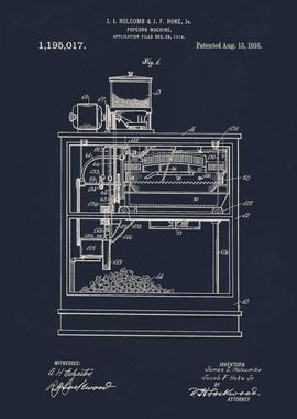 Popcorn Machine 1916