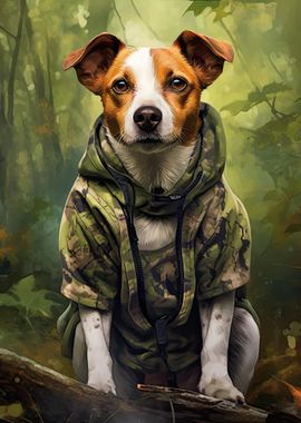 Jack Russell Terrier Camo