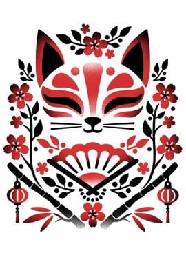 Kitsune floral symmetry