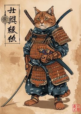 Samurai Cat