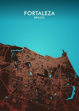 Fortaleza City Map