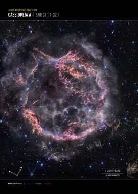 Cassiopeia A frame