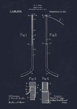 Hockey stick 1915