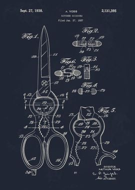 Kitchen scissors 1938