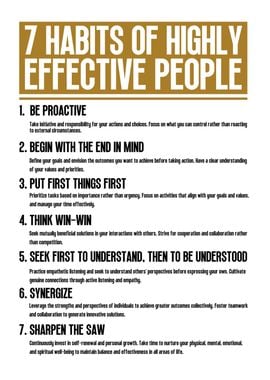 7 Habits Effective