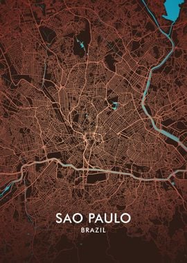 Sao Paulo City Map