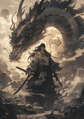 Samurai Warrior Dragon