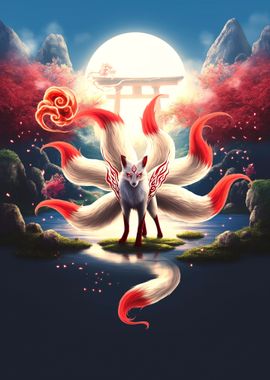 Japan Nine Tailed Fox