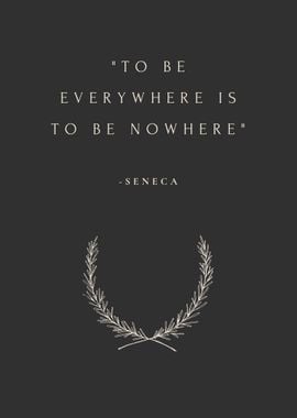 Seneca Stoic Quote Art