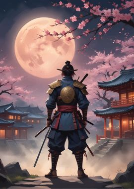 cherry blossom Samurai