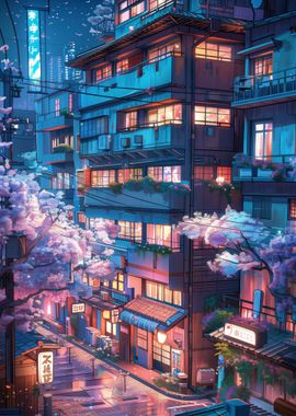 Anime Night Street