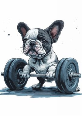 bulldog dumbbell sport