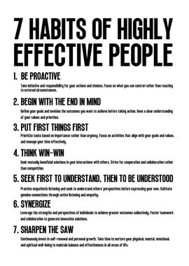 7 Habits Effective