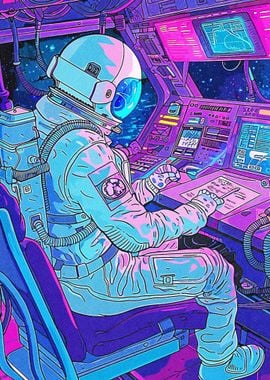 Astronaut 80S Neon