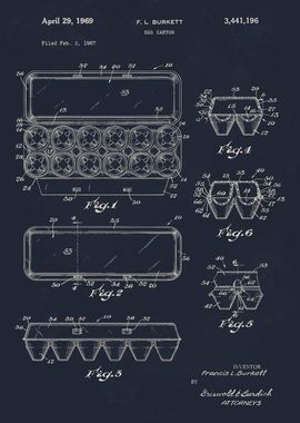 Dozen Egg Carton 1969