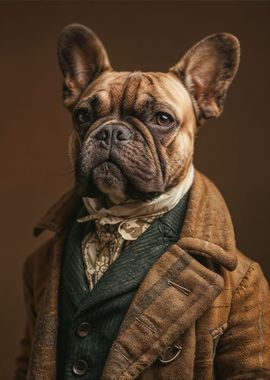 French bulldog in 1920s