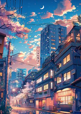 Night Street Japan Anime