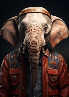 Indian Elephant Animal Art