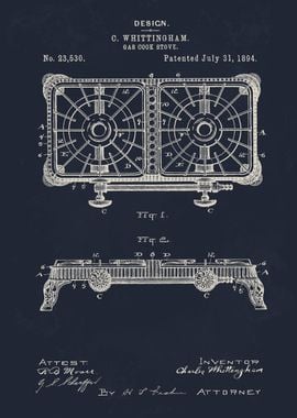 Gas Cook Stove 1894