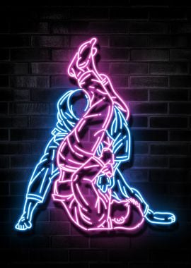 TAKE DOWN NEON SIGN ART