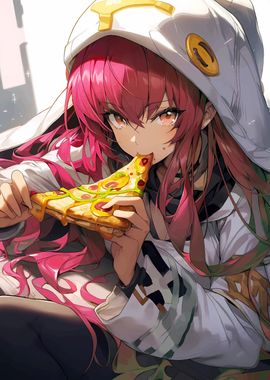 Pizza Anime Girl