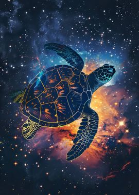 Turtle Silhouette Galaxy