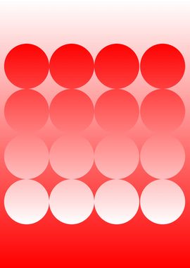 Abstract Dots Red