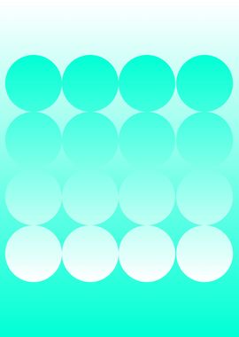 Abstract Dots Neon Blue