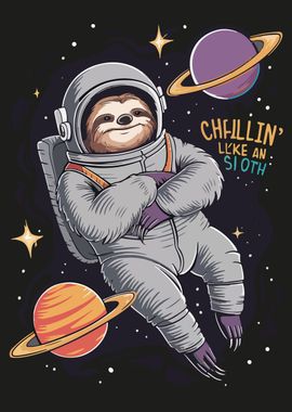 Chillin Slothonaut  