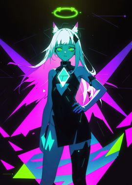 Neon Cyberpunk Girl