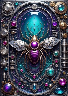 Steampunk Mechanical Bee