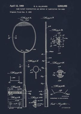 Badminton Racket 1960