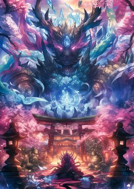 Anime Temple of the gods