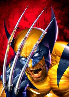 Wolverine Claws Reflected