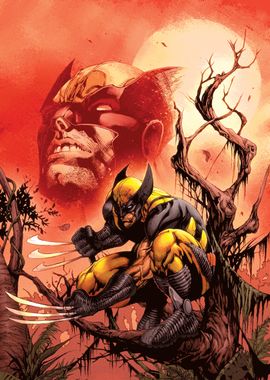 Wolverine Tree Montage