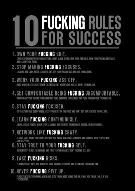 10 Rules For Success