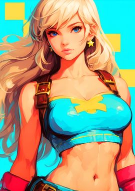 Sexy Blond Street Fighter