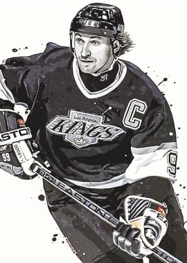 Hockey Player Painting