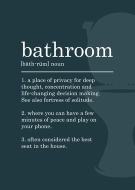 Funny Bathroom Definition