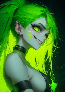 Neon Elf Smile