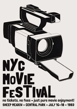 1993 NYC Film Fest Poster