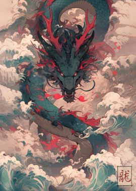 Dragon Waves Japanese 