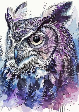 Owl Paint